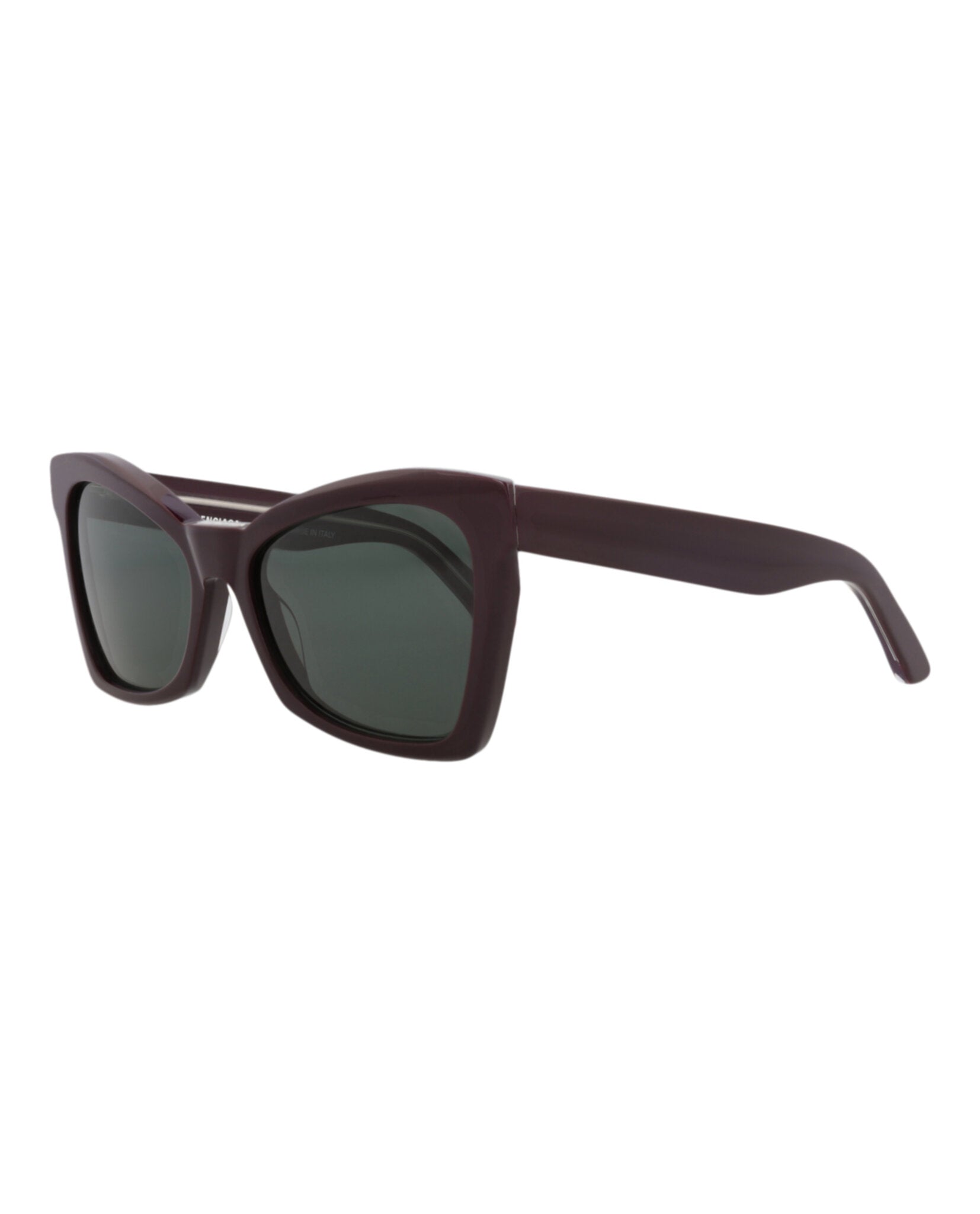 Balenciaga Balenciaga Womens Cat Eye Violet Violet Green Fashion Designer Eyewear