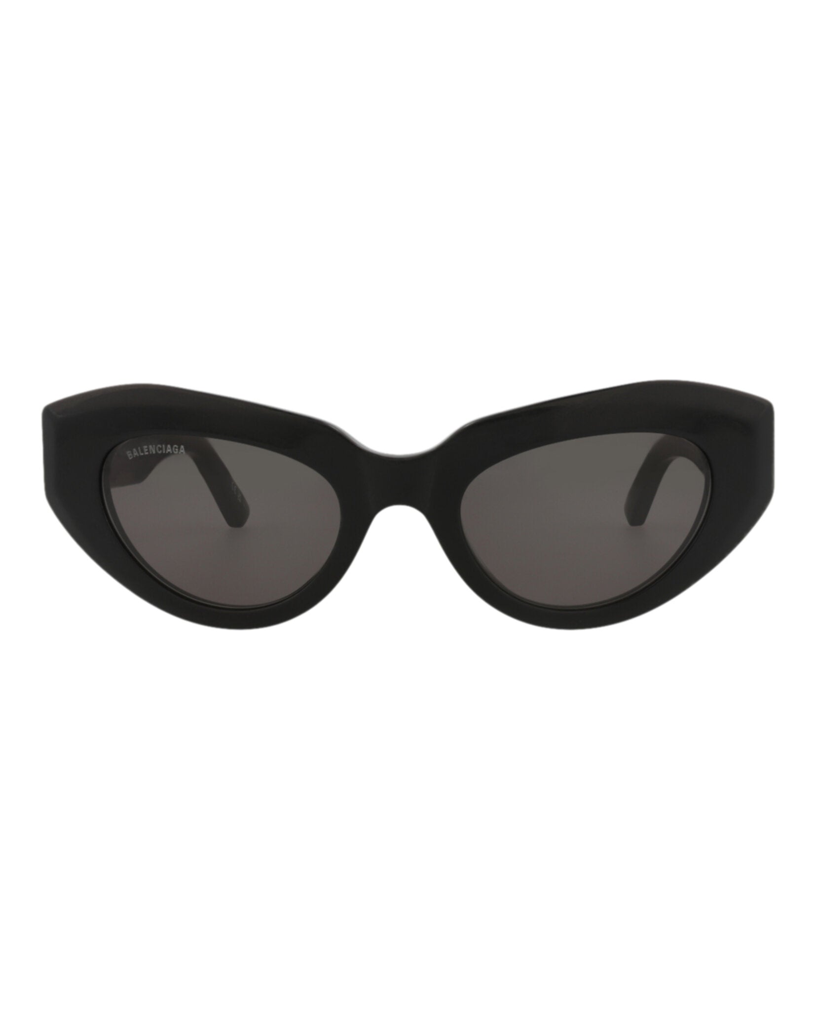 Balenciaga Balenciaga Womens Cat Eye Black Black Grey Fashion Designer Eyewear