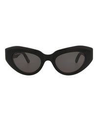 Balenciaga Balenciaga Womens Cat Eye Black Black Grey Fashion Designer Eyewear