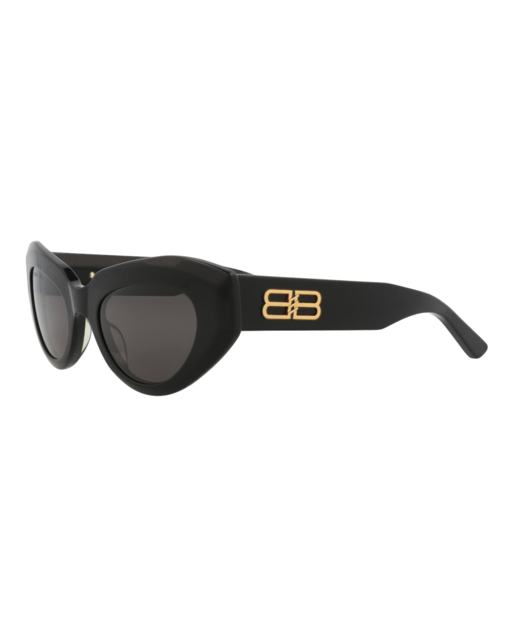Balenciaga Balenciaga Womens Cat Eye Black Black Grey Fashion Designer Eyewear