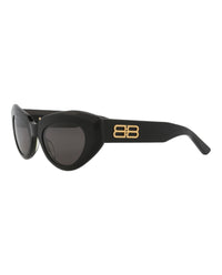 Balenciaga Balenciaga Womens Cat Eye Black Black Grey Fashion Designer Eyewear