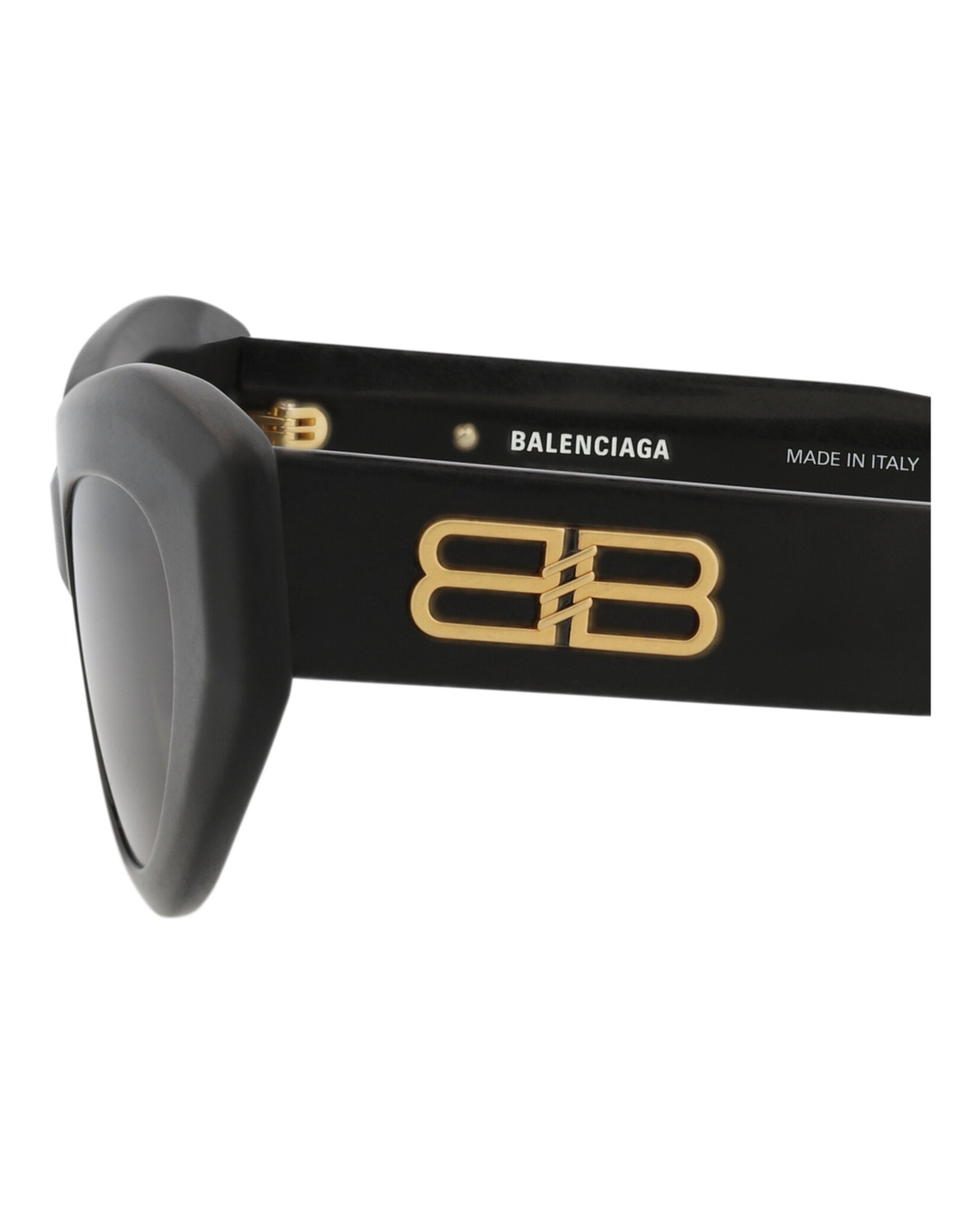 Balenciaga Balenciaga Womens Cat Eye Black Black Grey Fashion Designer Eyewear