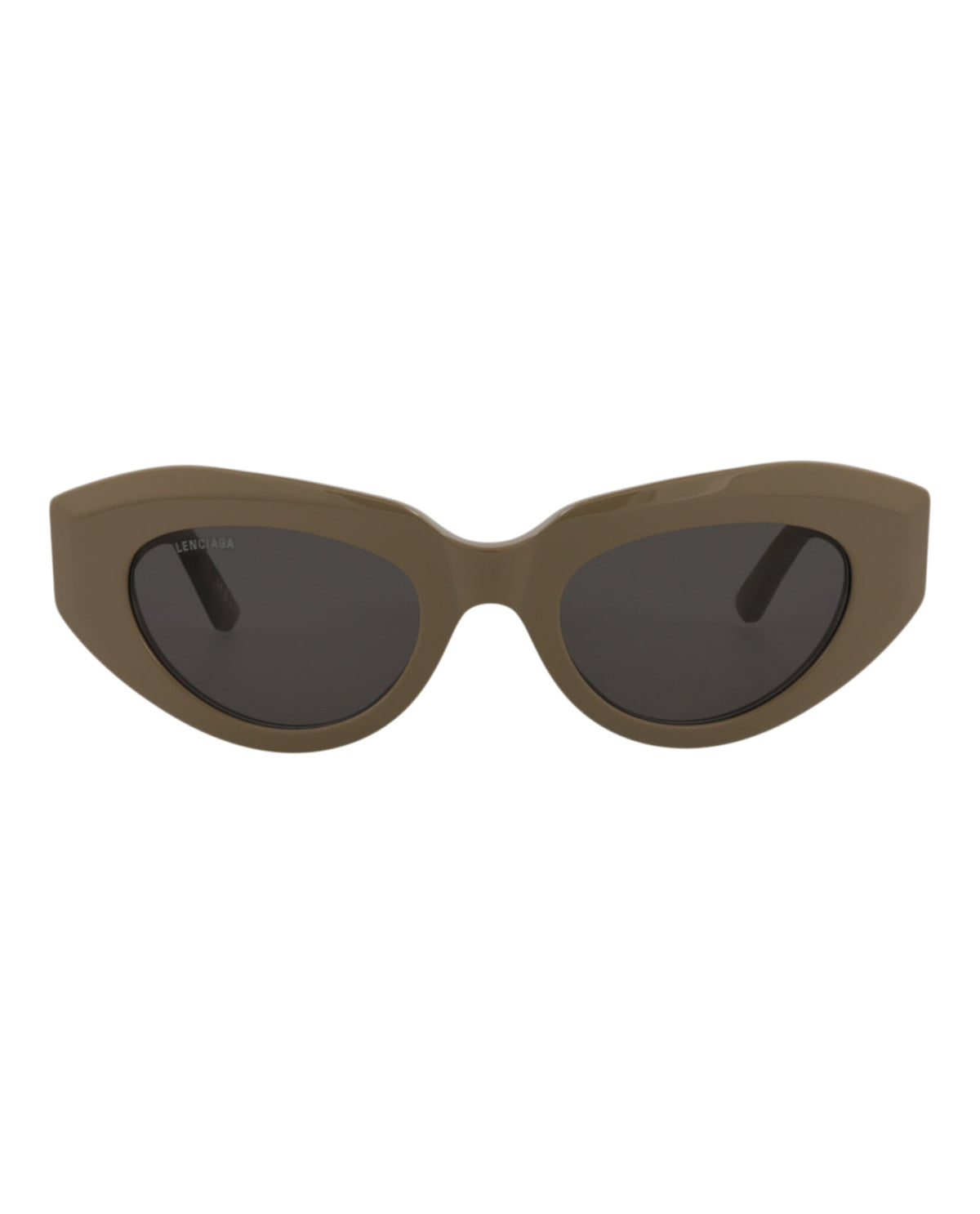 Balenciaga Womens Cat Eye Brown Brown Grey Fashion Designer Eyewear