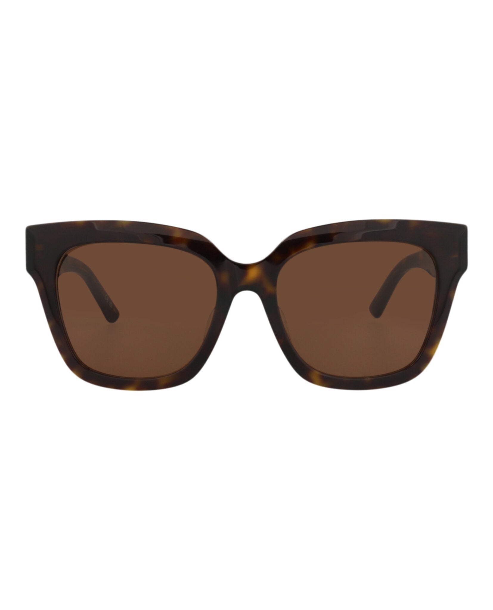 Balenciaga Womens Square/Rectangle Havana Havana Brown Fashion Designer Eyewear