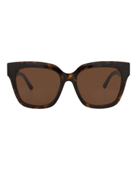 Balenciaga Womens Square/Rectangle Havana Havana Brown Fashion Designer Eyewear