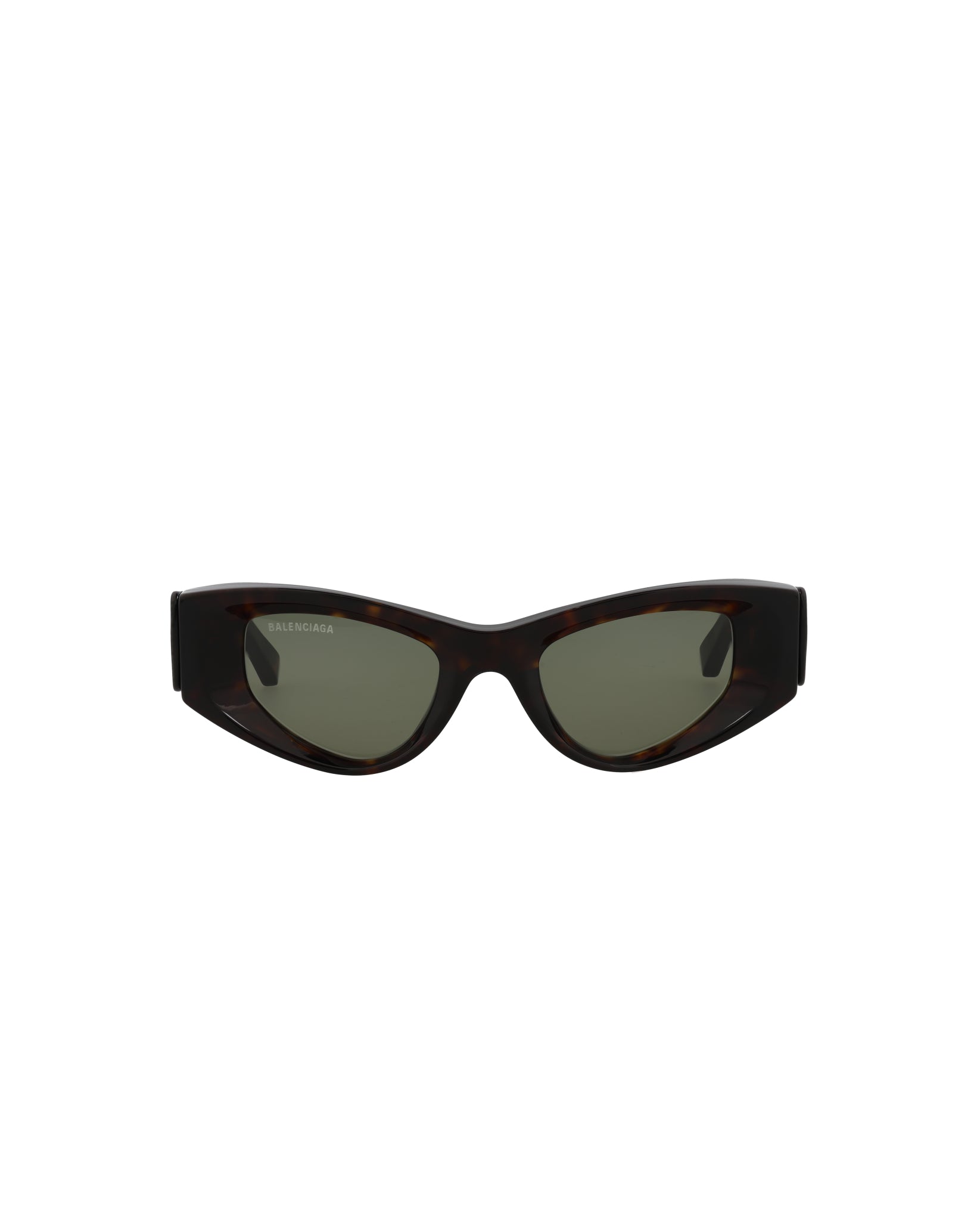 Balenciaga Womens Cat Eye Havana Havana Green Fashion Designer Eyewear