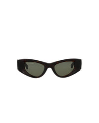 Balenciaga Womens Cat Eye Havana Havana Green Fashion Designer Eyewear