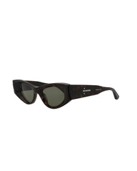 Balenciaga Womens Cat Eye Havana Havana Green Fashion Designer Eyewear