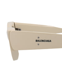 Balenciaga Womens Cat Eye Beige Beige Grey Fashion Designer Eyewear