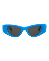 Balenciaga Balenciaga Womens Cat Eye Light Blue Light Blue Grey Fashion Designer Eyewear