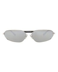 Balenciaga Balenciaga Mens Shield/Wrap Silver Silver Silver Fashion Designer Eyewear