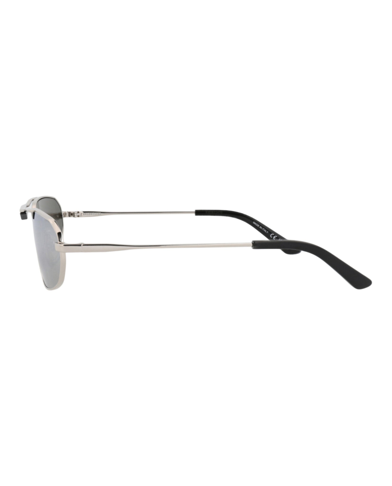 Balenciaga Balenciaga Mens Shield/Wrap Silver Silver Silver Fashion Designer Eyewear