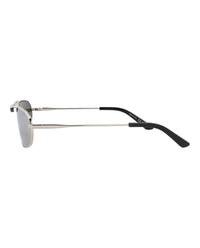 Balenciaga Balenciaga Mens Shield/Wrap Silver Silver Silver Fashion Designer Eyewear