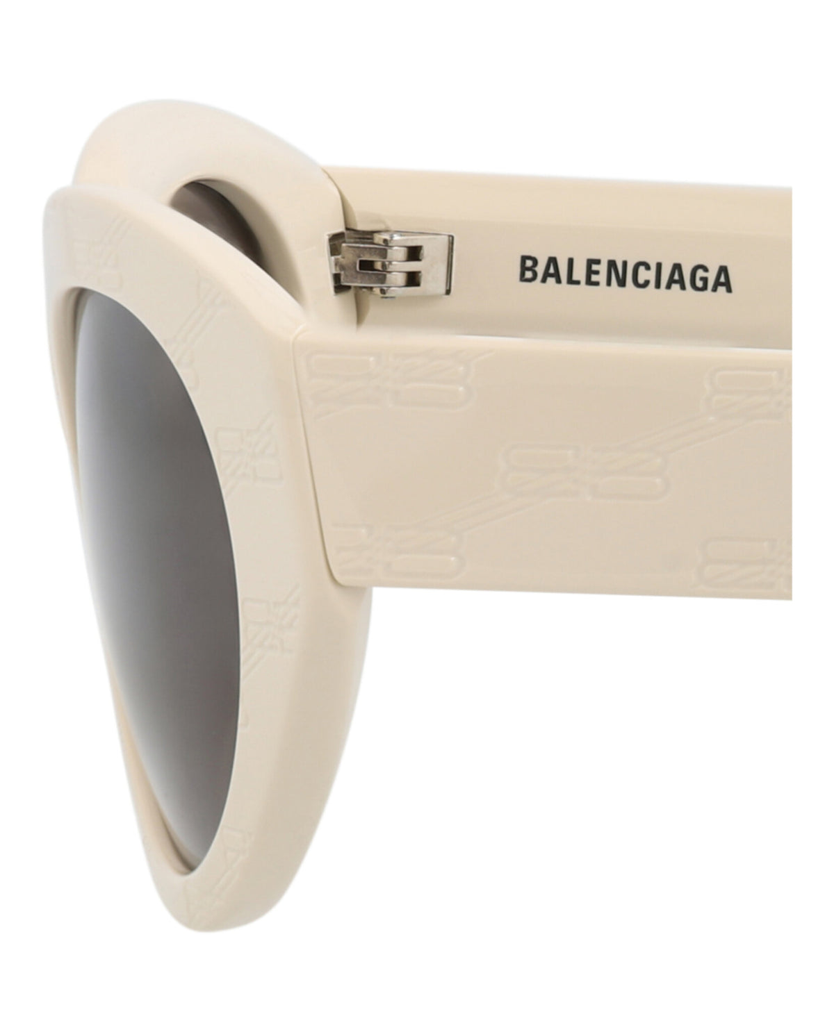 Balenciaga Balenciaga Unisex Cat Eye Beige Beige Grey Fashion Designer Eyewear