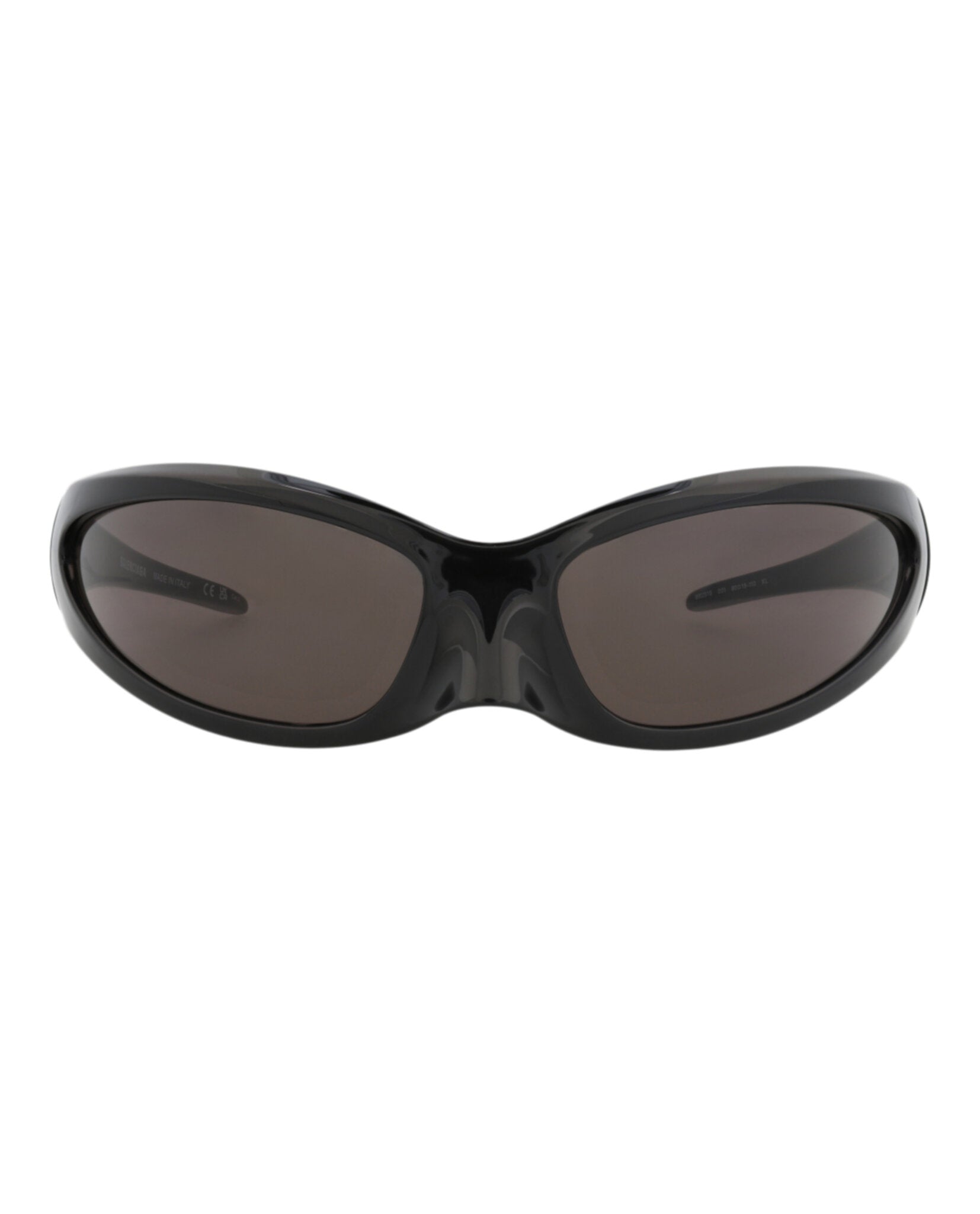 Balenciaga Balenciaga Unisex Shield/Wrap Black Black Grey Fashion Designer Eyewear