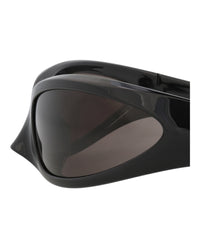 Balenciaga Balenciaga Unisex Shield/Wrap Black Black Grey Fashion Designer Eyewear