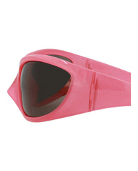Balenciaga Unisex Shield/Wrap Pink Pink Grey Fashion Designer Eyewear