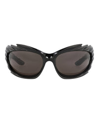 Balenciaga Unisex Shield/Wrap Black Black Grey Fashion Designer Eyewear
