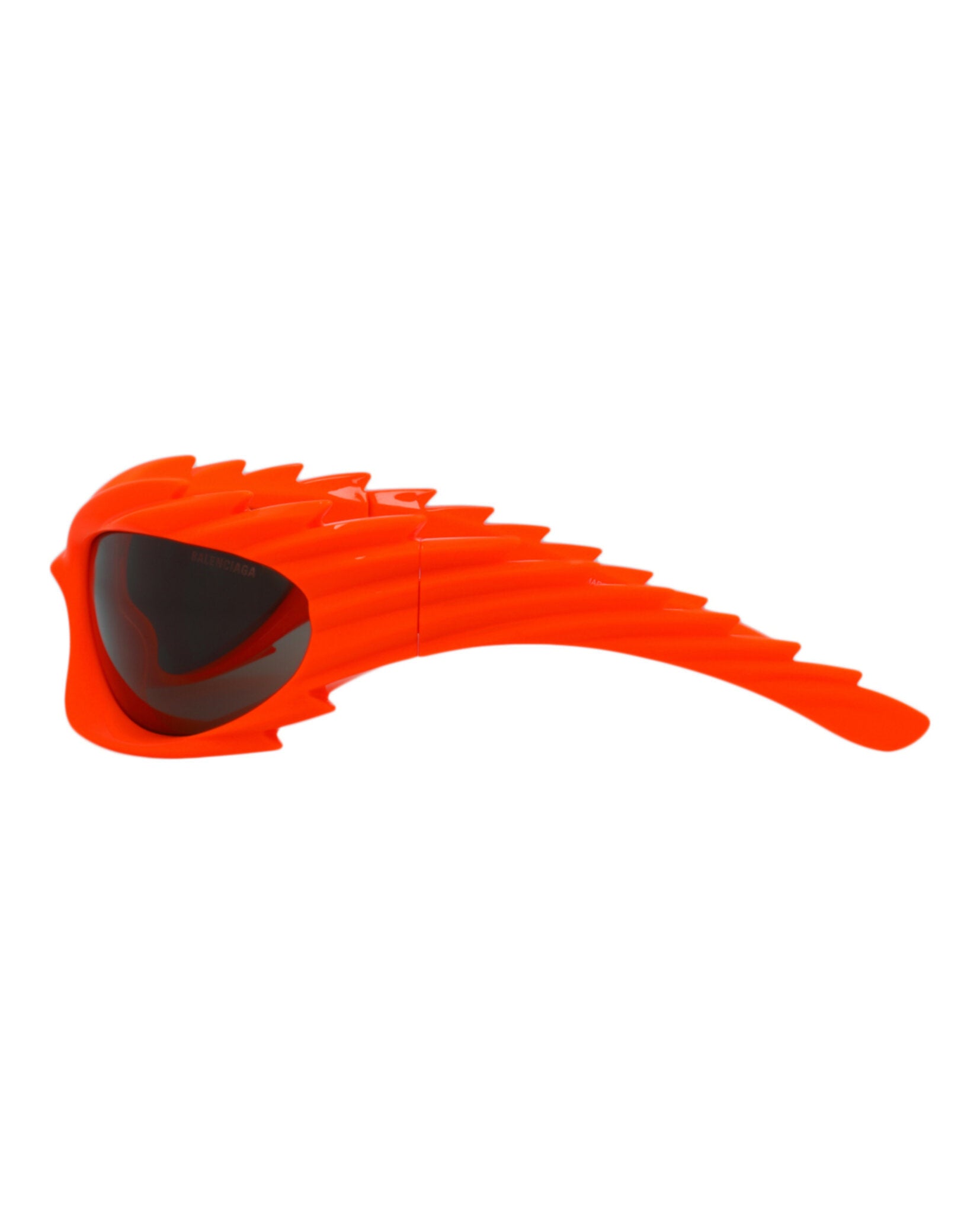 Balenciaga Unisex Shield/Wrap Orange Orange Grey Fashion Designer Eyewear