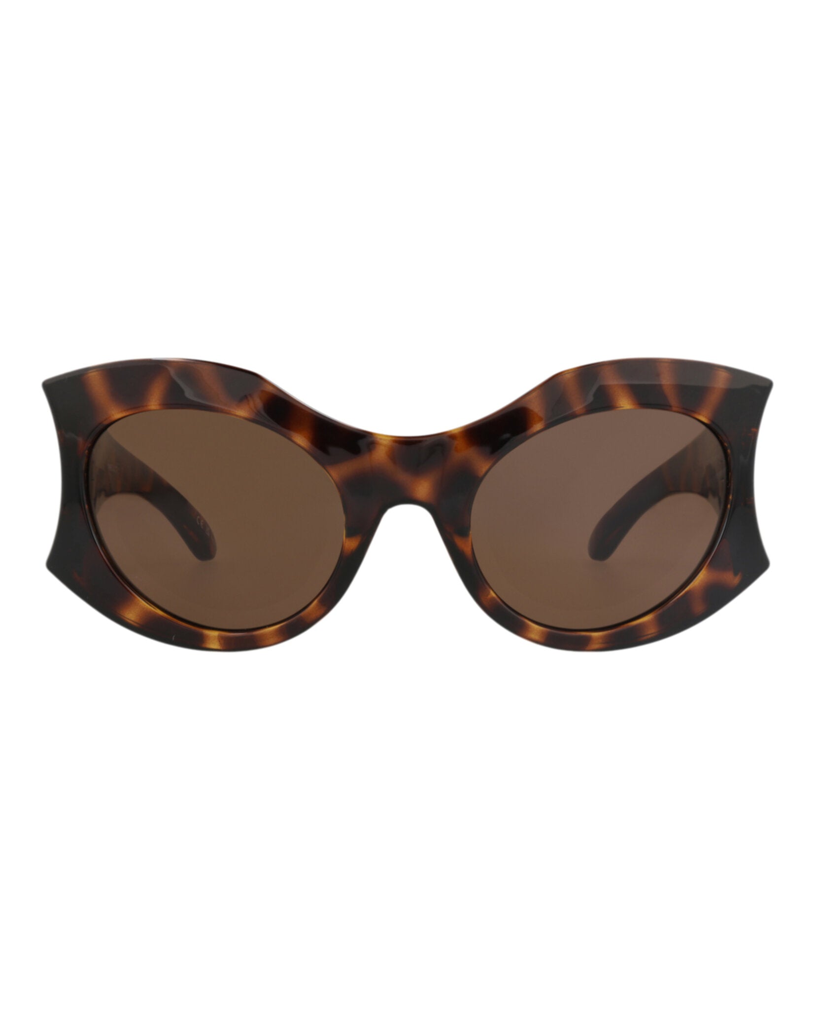 Balenciaga Womens Cat Eye Havana Havana Brown Fashion Designer Eyewear