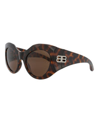 Balenciaga Womens Cat Eye Havana Havana Brown Fashion Designer Eyewear