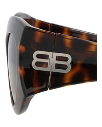 Balenciaga Womens Cat Eye Havana Havana Brown Fashion Designer Eyewear