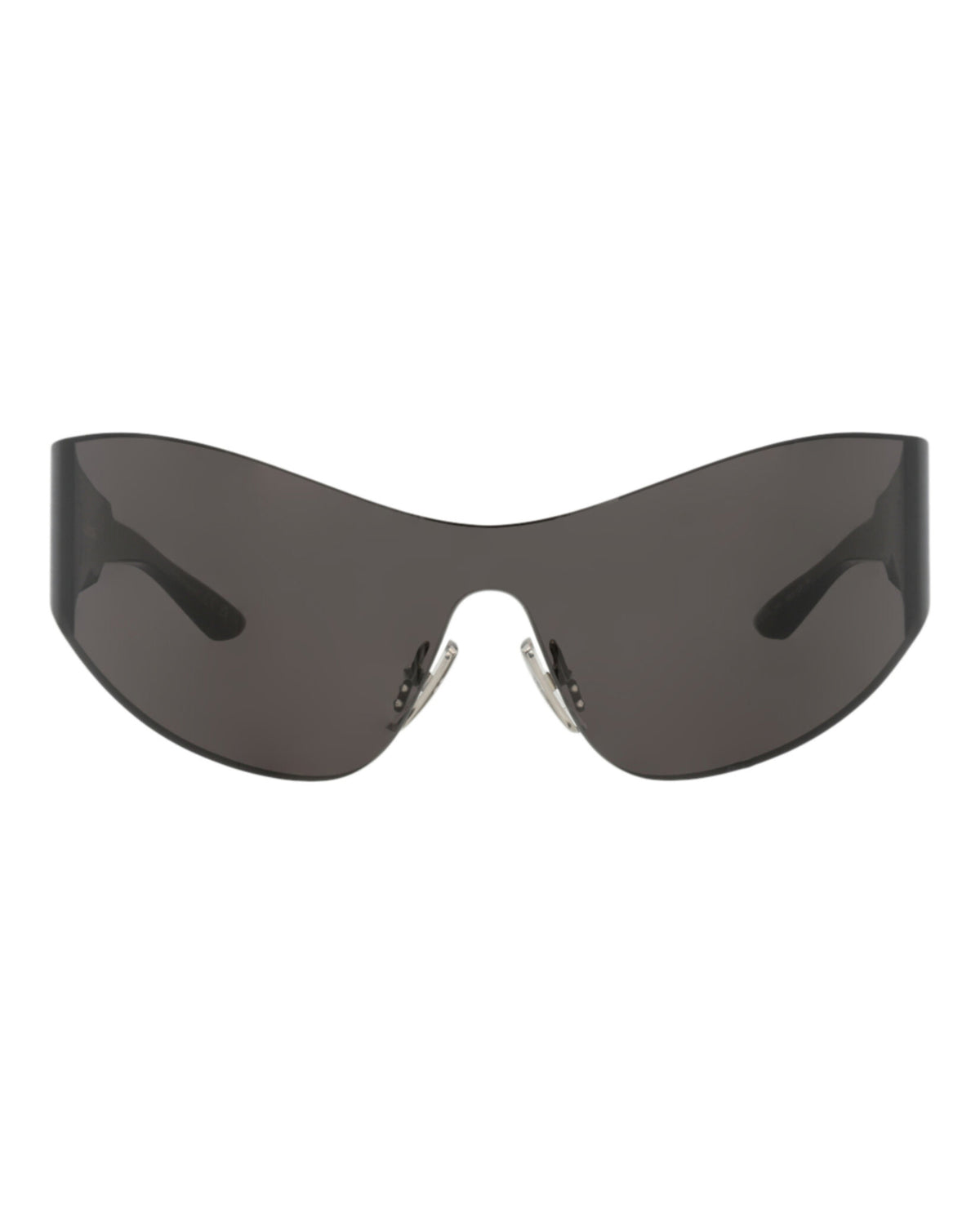 Balenciaga Womens Shield/Wrap Grey Grey Grey Fashion Designer Eyewear