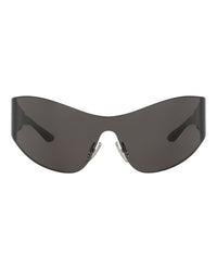 Balenciaga Womens Shield/Wrap Grey Grey Grey Fashion Designer Eyewear