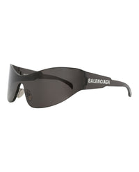 Balenciaga Womens Shield/Wrap Grey Grey Grey Fashion Designer Eyewear