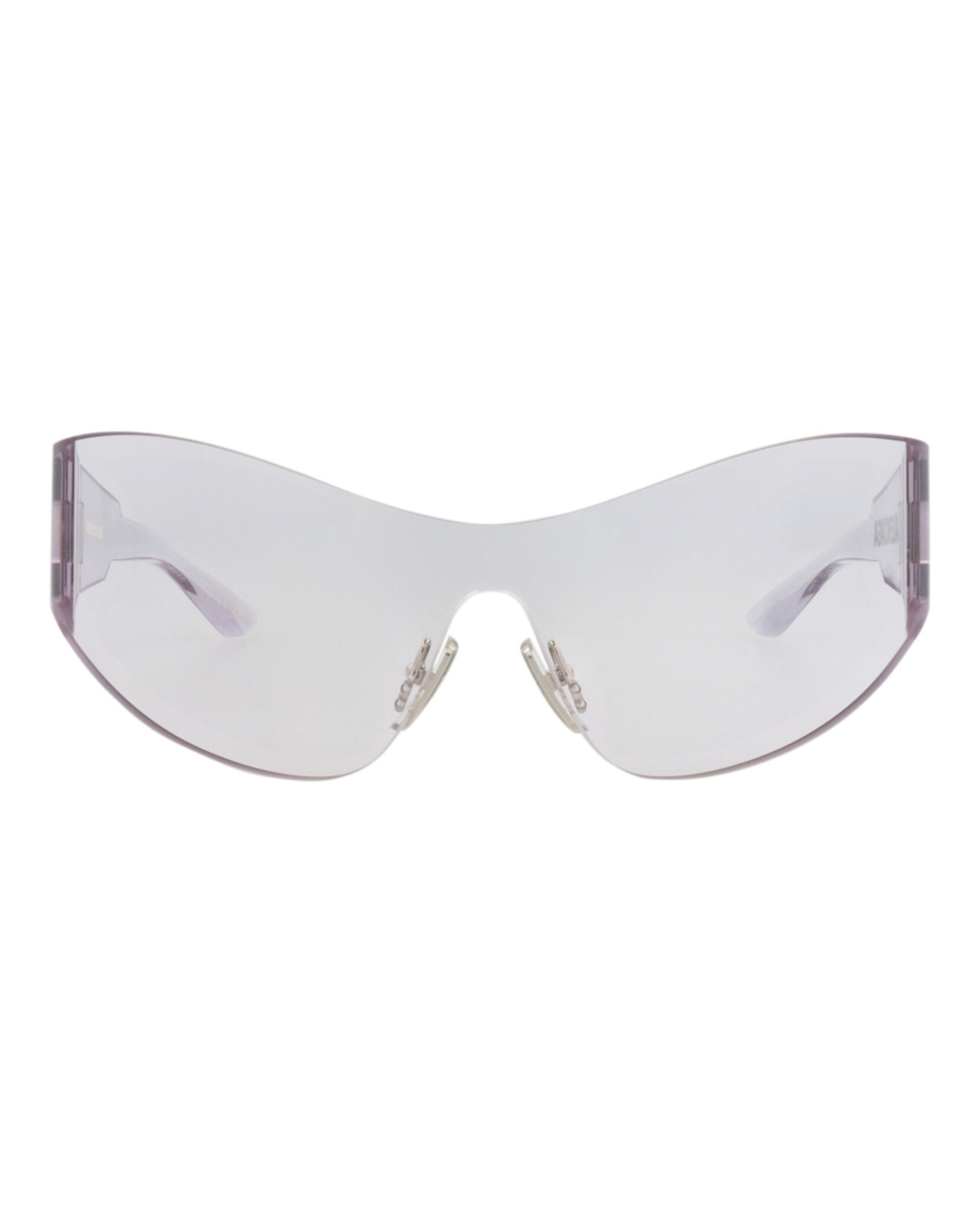 Balenciaga Womens Shield/Wrap Grey Grey Grey Fashion Designer Eyewear
