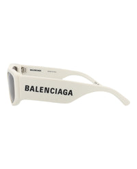 Balenciaga Womens Cat Eye White White Grey Fashion Designer Eyewear