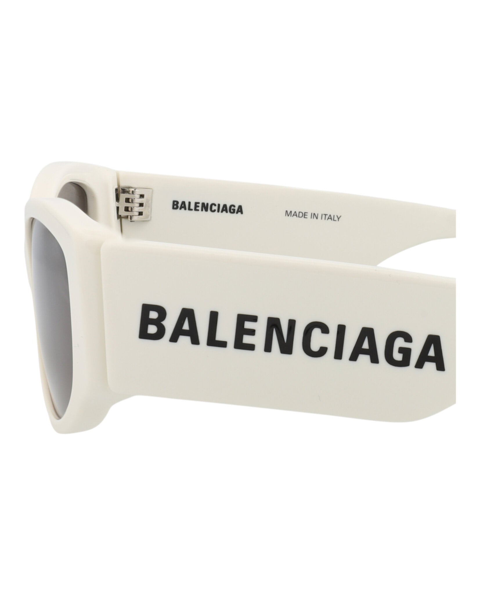 Balenciaga Womens Cat Eye White White Grey Fashion Designer Eyewear