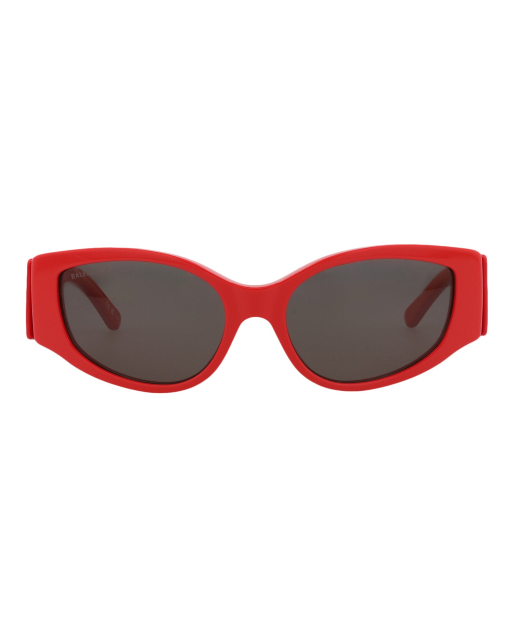 Balenciaga Womens Cat Eye Red Red Grey Fashion Designer Eyewear