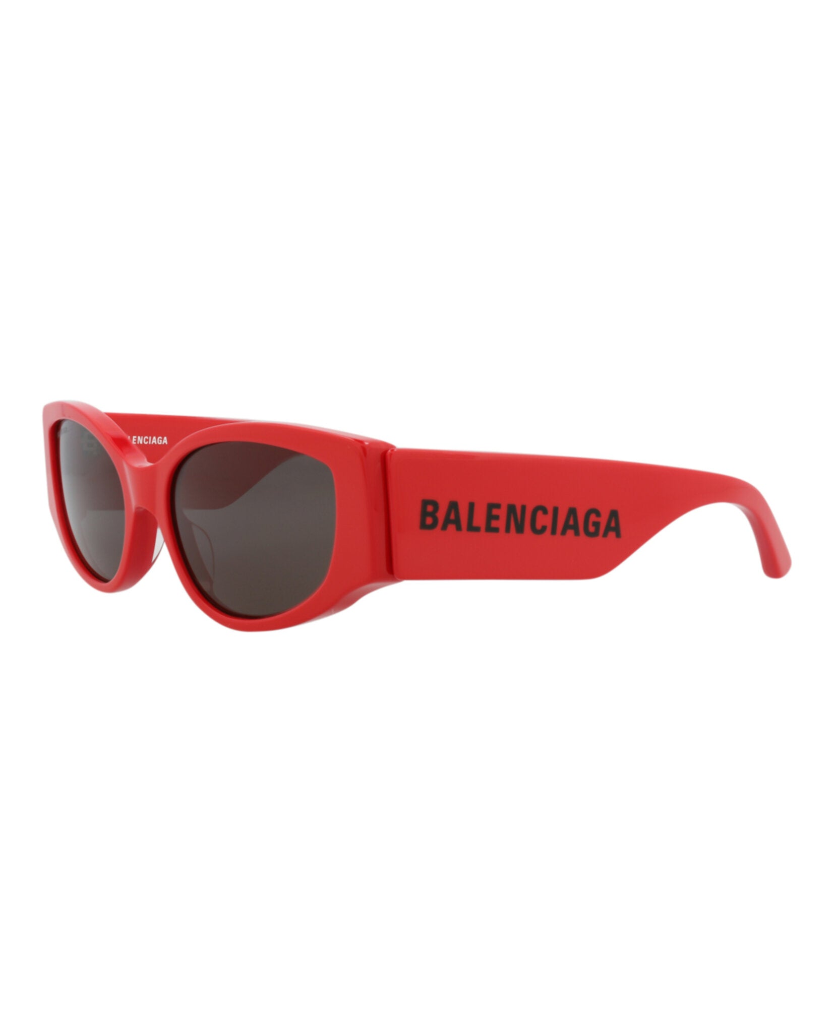 Balenciaga Womens Cat Eye Red Red Grey Fashion Designer Eyewear