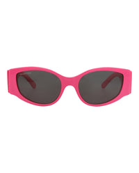 Balenciaga Balenciaga Womens Cat Eye Fuchsia Fuchsia Grey Fashion Designer Eyewear