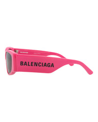 Balenciaga Balenciaga Womens Cat Eye Fuchsia Fuchsia Grey Fashion Designer Eyewear