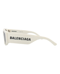 Balenciaga Womens Cat Eye White White Grey Fashion Designer Eyewear
