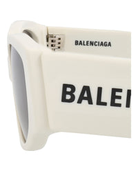 Balenciaga Womens Cat Eye White White Grey Fashion Designer Eyewear