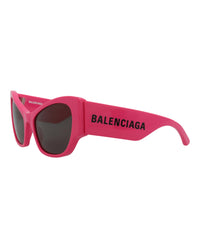Balenciaga Balenciaga Womens Cat Eye Fuchsia Fuchsia Grey Fashion Designer Eyewear