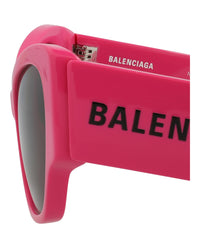 Balenciaga Balenciaga Womens Cat Eye Fuchsia Fuchsia Grey Fashion Designer Eyewear