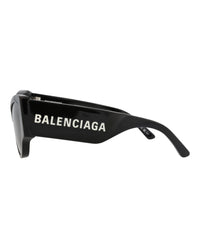 Balenciaga Womens Cat Eye Black Black Grey Fashion Designer Eyewear