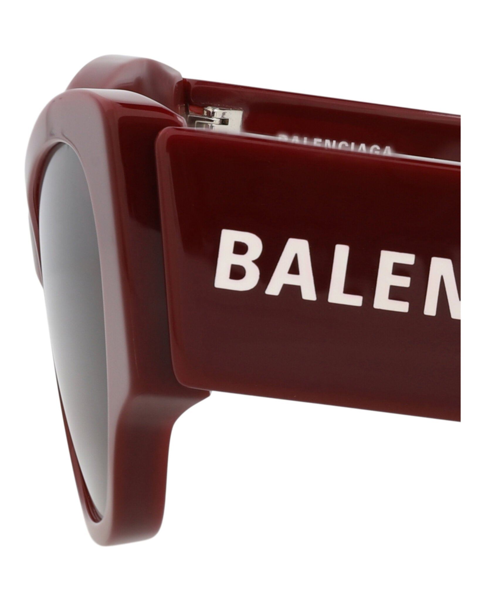 Balenciaga Womens Cat Eye Burgundy Burgundy Red Fashion Designer Eyewear