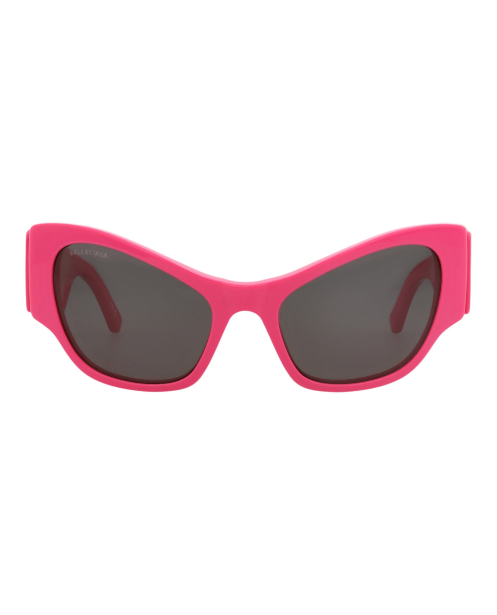 Balenciaga Womens Cat Eye Fuchsia Fuchsia Grey Fashion Designer Eyewear