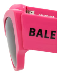 Balenciaga Womens Cat Eye Fuchsia Fuchsia Grey Fashion Designer Eyewear