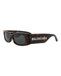 Balenciaga Balenciaga Womens Square/Rectangle Havana Havana Green Fashion Designer Eyewear