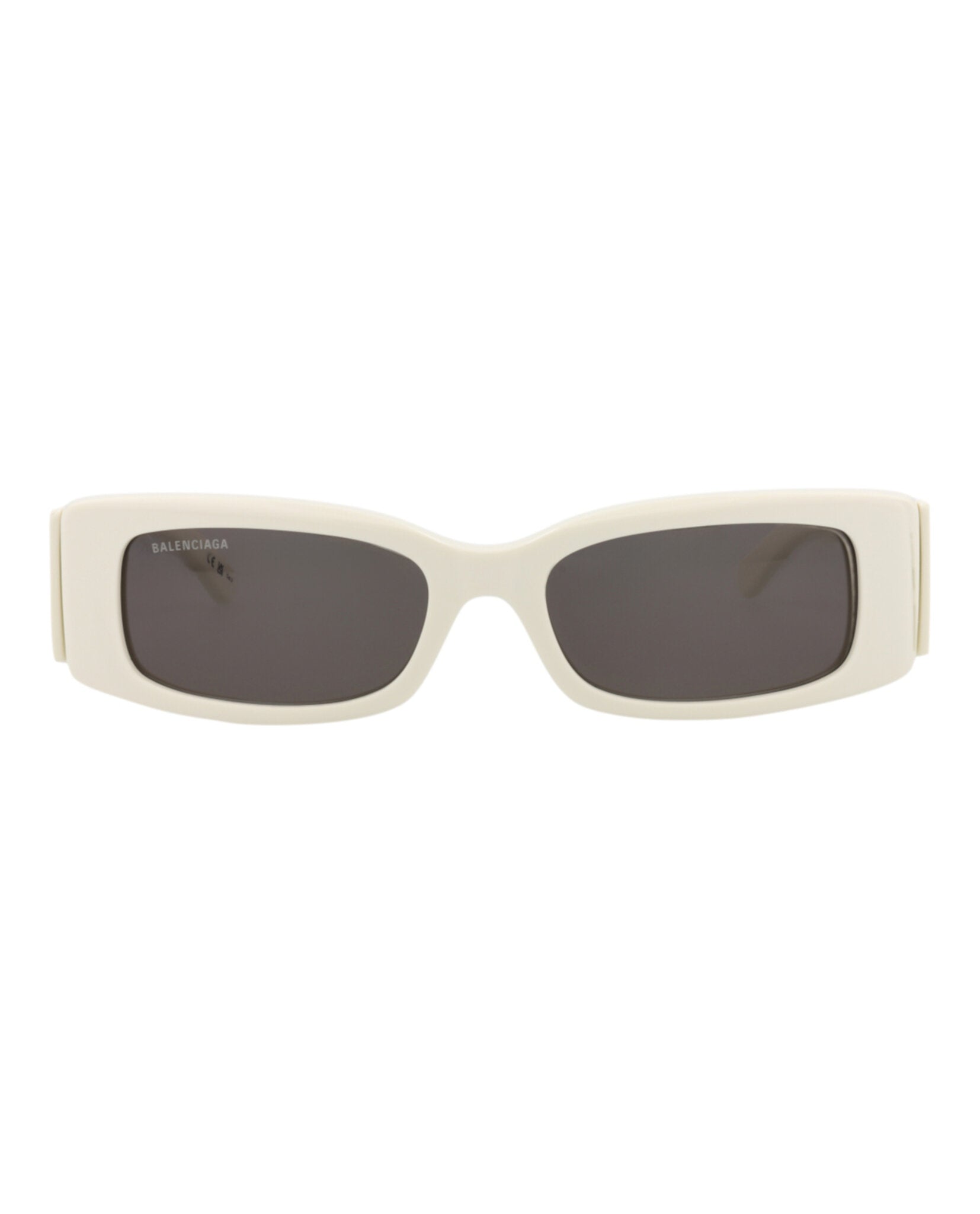 Balenciaga Balenciaga Womens Square/Rectangle White White Grey Fashion Designer Eyewear