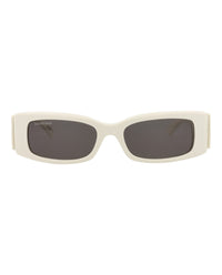 Balenciaga Balenciaga Womens Square/Rectangle White White Grey Fashion Designer Eyewear