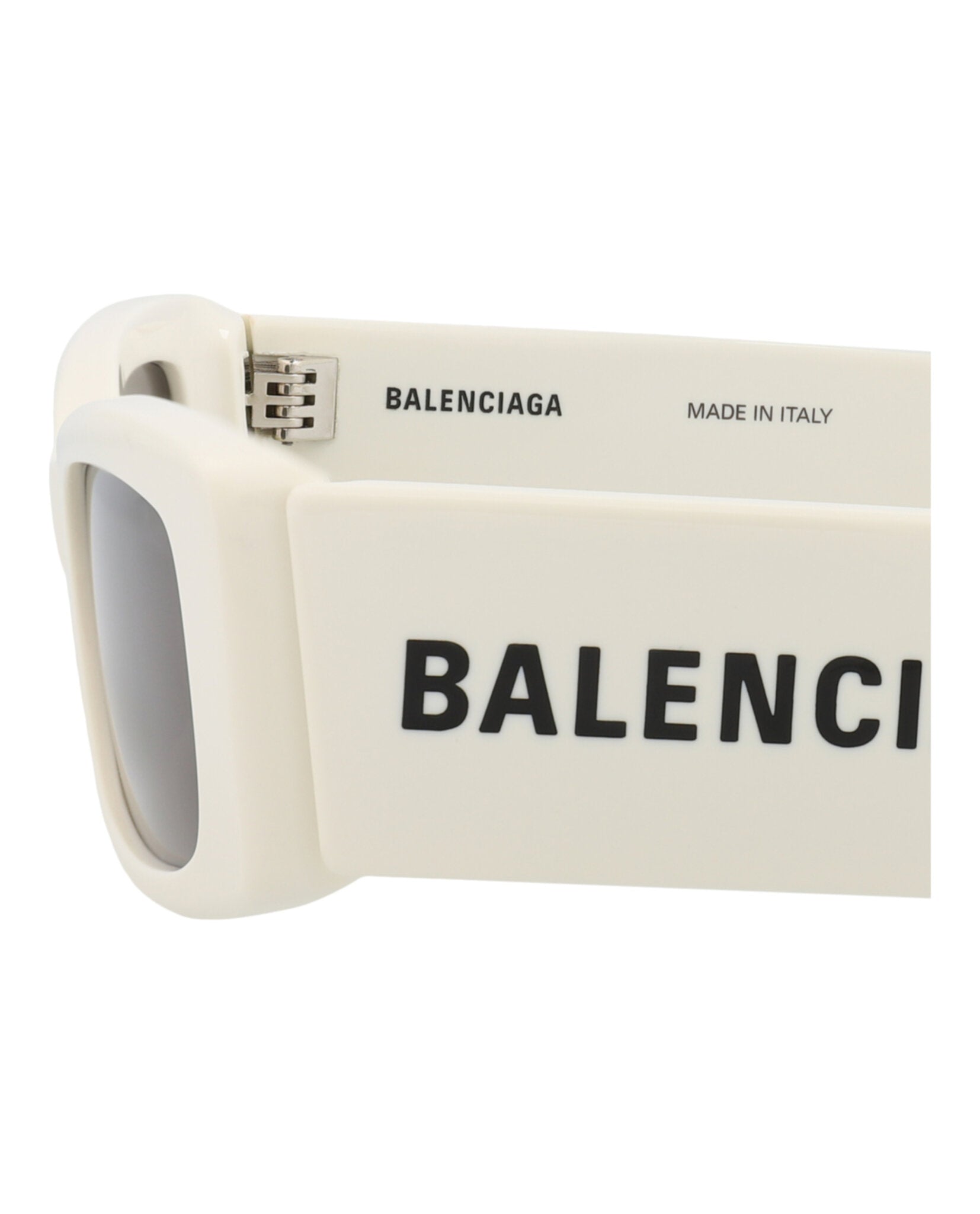 Balenciaga Balenciaga Womens Square/Rectangle White White Grey Fashion Designer Eyewear