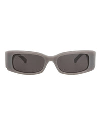 Balenciaga Womens Square/Rectangle Grey Grey Grey Fashion Designer Eyewear