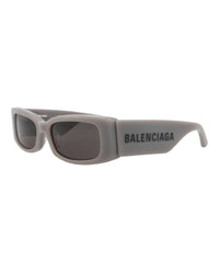 Balenciaga Womens Square/Rectangle Grey Grey Grey Fashion Designer Eyewear
